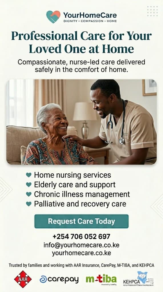 YourHomeCare caregiver supporting a patient at home