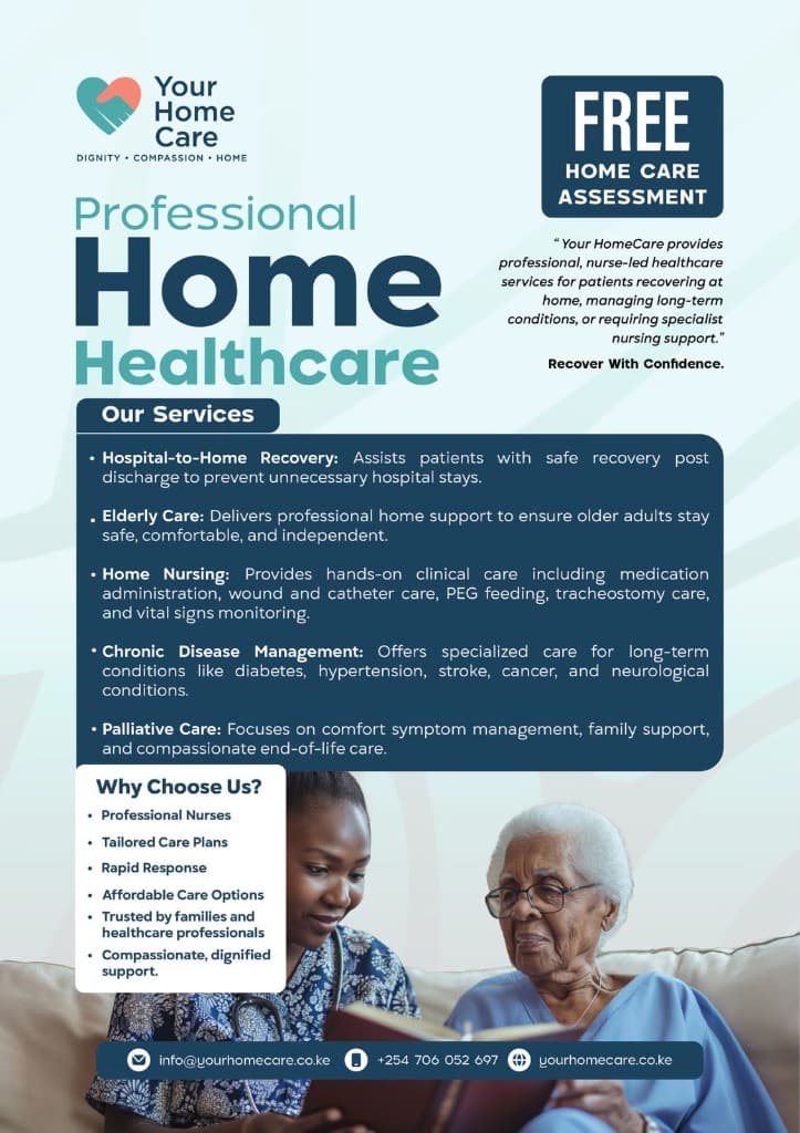 YourHomeCare caregiver supporting a patient at home