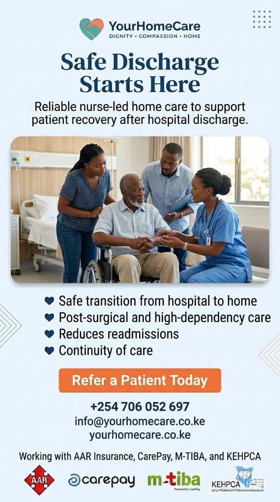 YourHomeCare caregiver supporting a patient at home